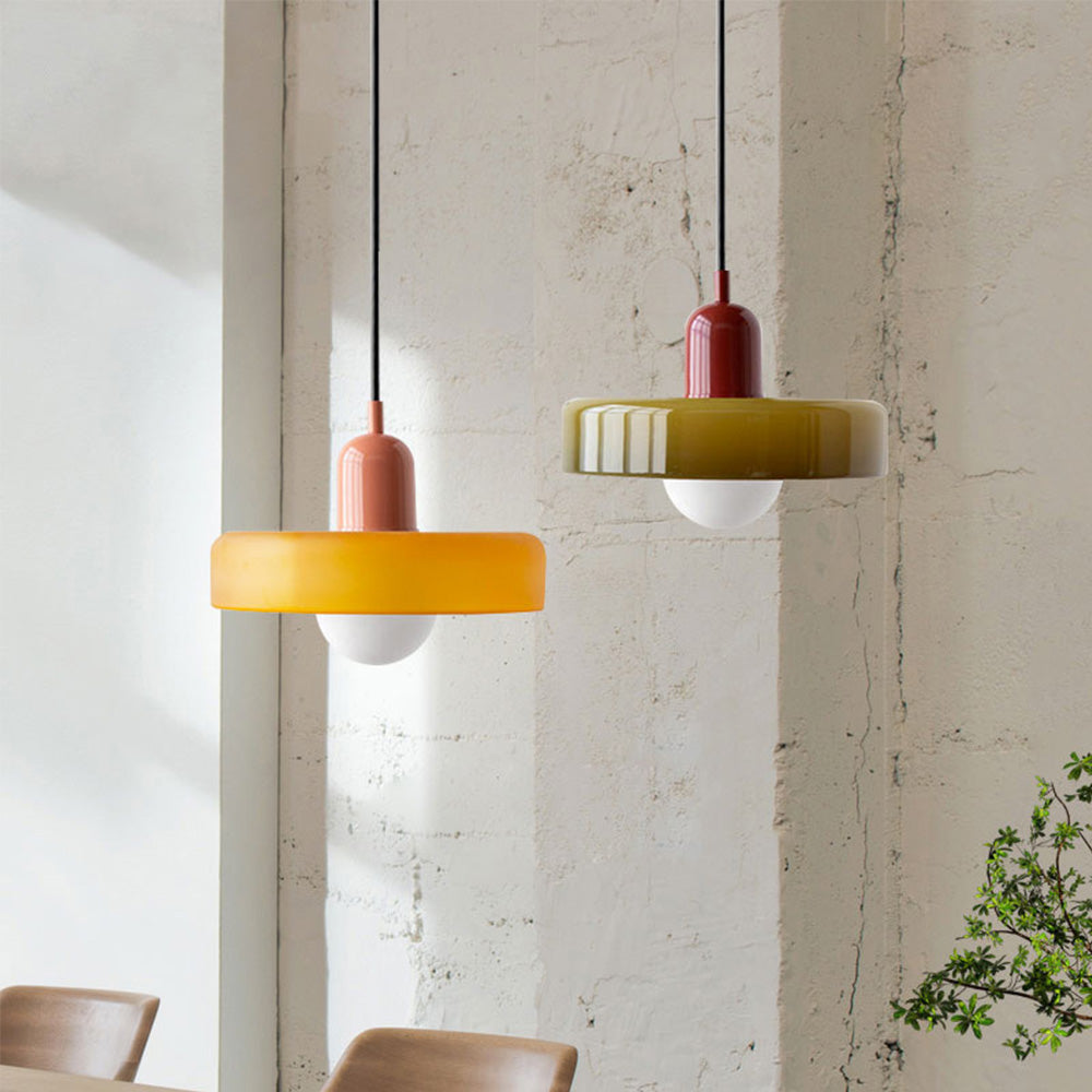 Arla™ | Hanglamp van gekleurd Glas