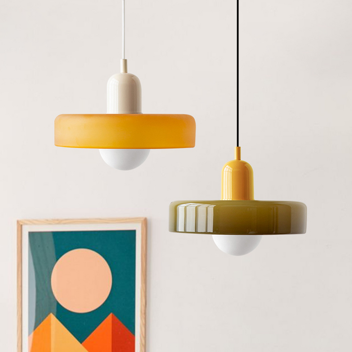 Arla™ | Hanglamp van gekleurd Glas