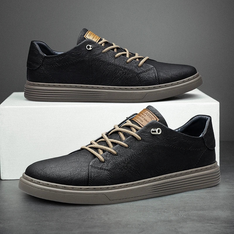 Aiden™ | Essential Leren Sneakers