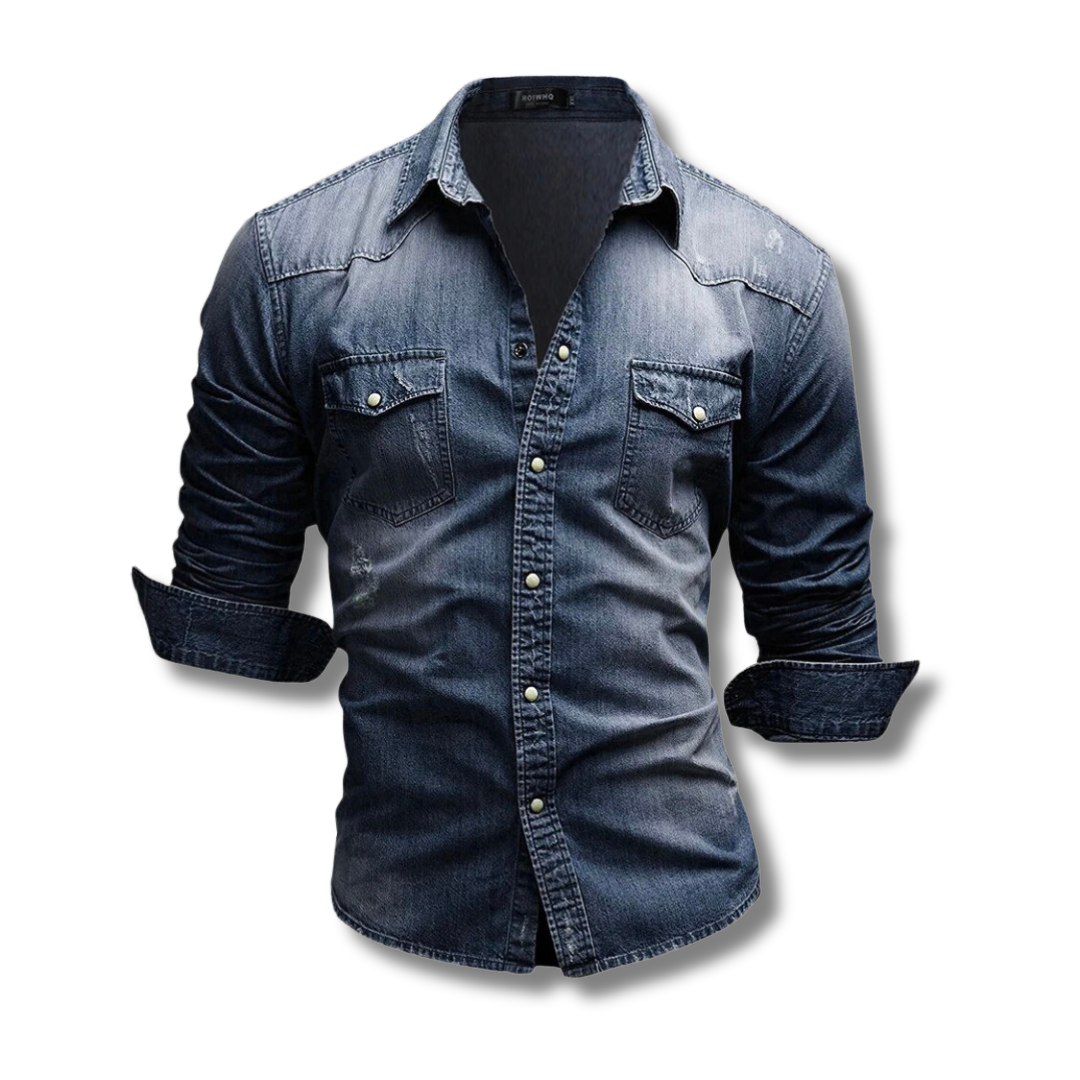 Lex™ | Heren Denim Overhemd