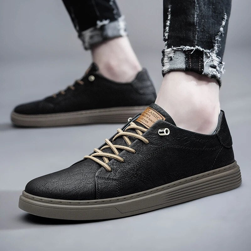 Aiden™ | Essential Leren Sneakers