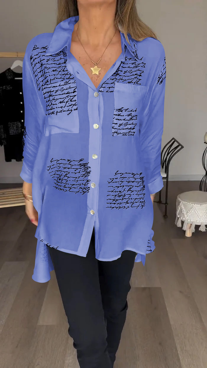 Lovie® | Elegante en comfortabele button-down blouse