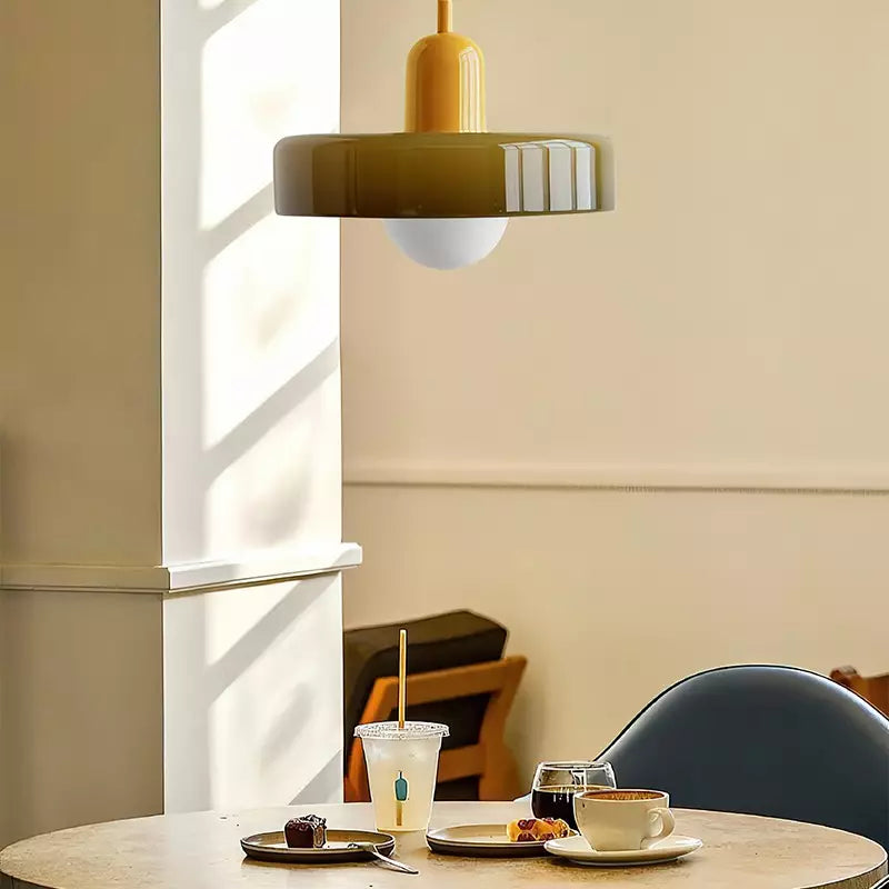 Arla™ | Hanglamp van gekleurd Glas