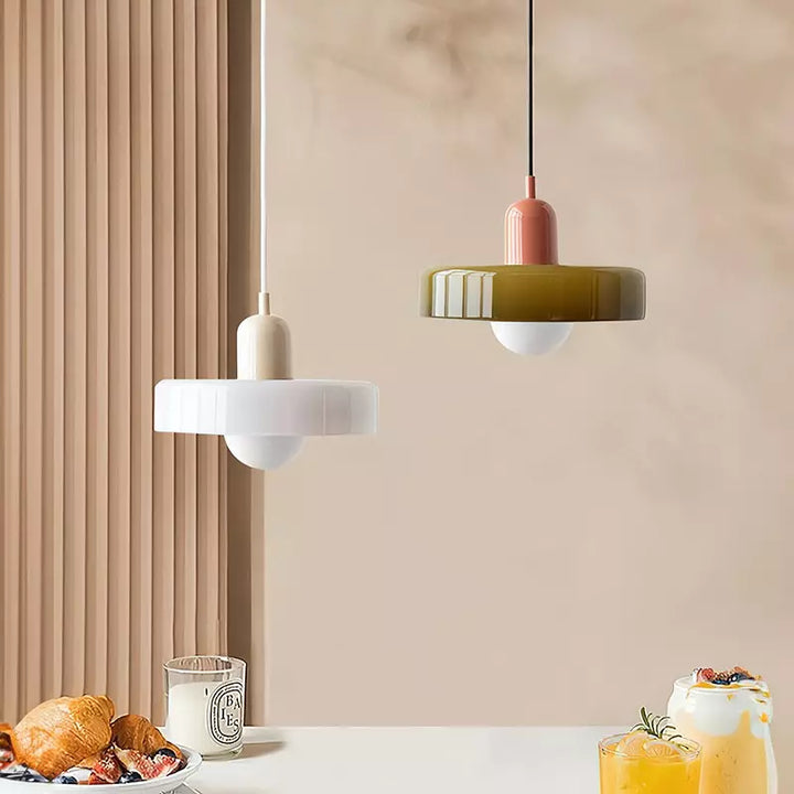 Arla™ | Hanglamp van gekleurd Glas