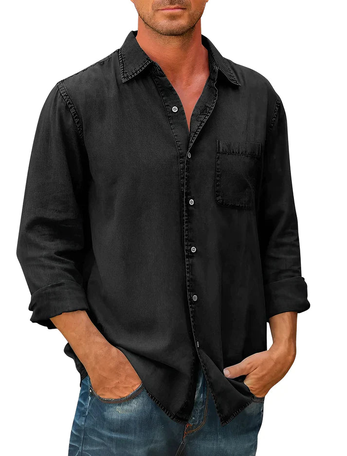 Glosa - Denim Overhemd Voor Heren™ | De Must-Have Voor Elke Moderne Man