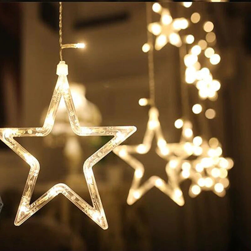 Sterrengordijn-lamp™ | Sterlichtjes om je kerstfeest onvergetelijk te maken