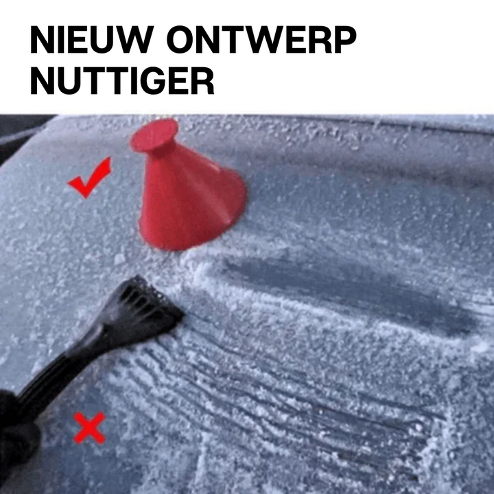 Ronde IJskrabber™ | Haal gemakkelijk sneeuw en ijs van je autoruiten