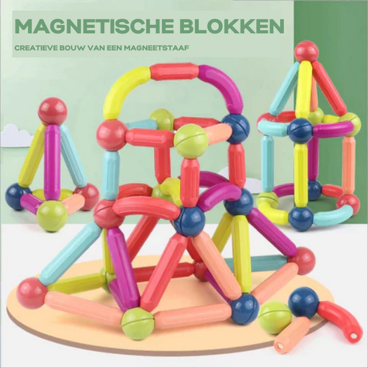 Magnetische Blokken™ | Stimuleert de creativiteit van kinderen