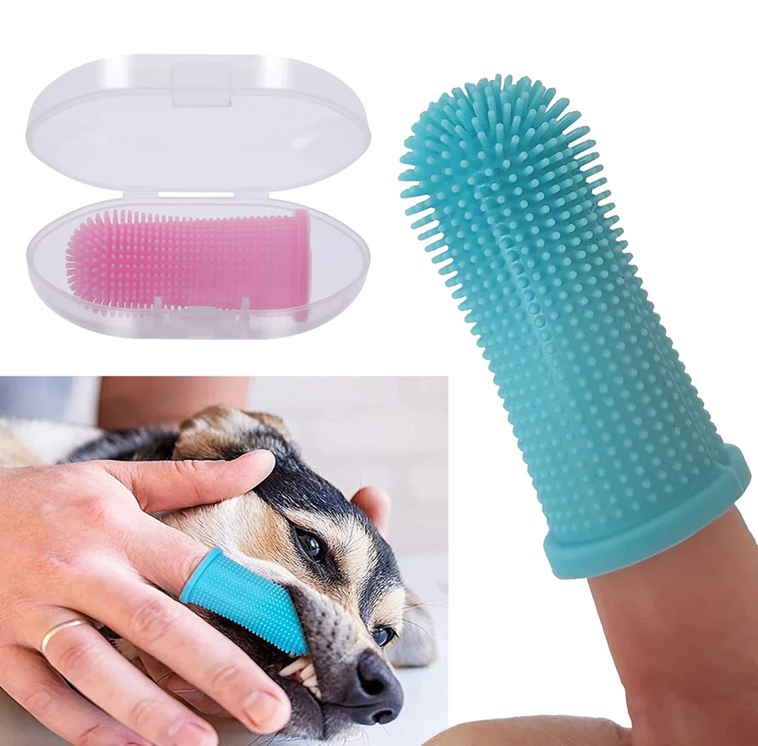 CleanTeeth™ - Siliconen Tandenborstel Voor Katten En Honden