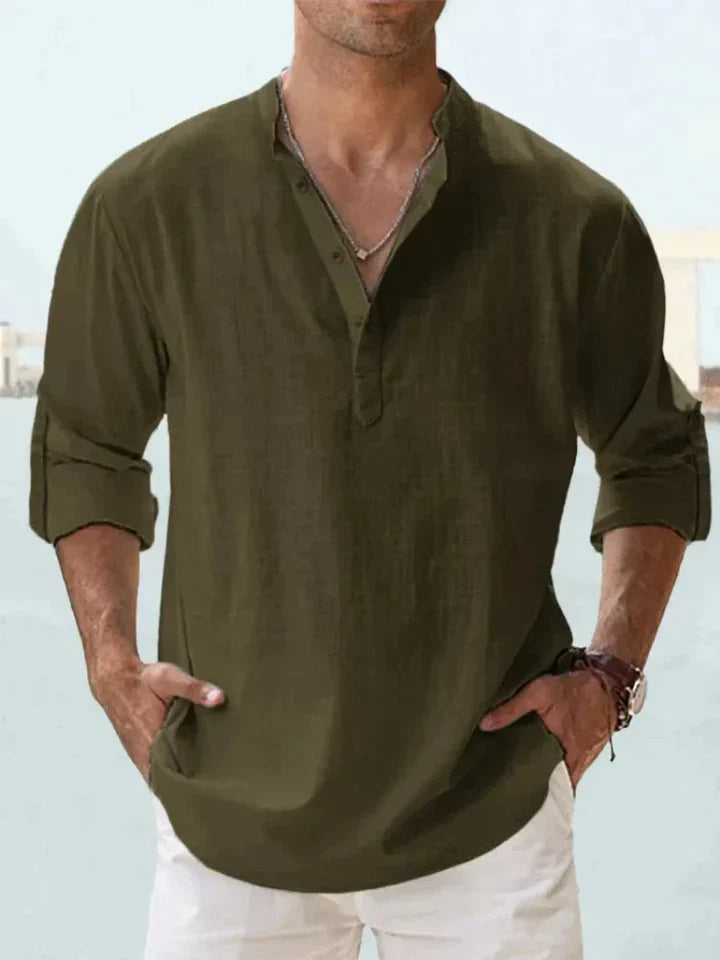 Jonas - Linnen Overhemd Voor Alle Gelegenheden™ | Perfect Voor Het Hele Jaar Door