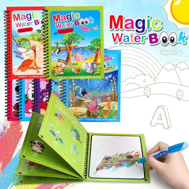 Water Kleurboek™ | Eindeloos schilderplezier voor uw kleintje!