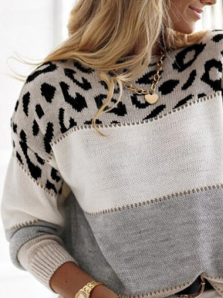 Maria™ | Sweater met Panterprint